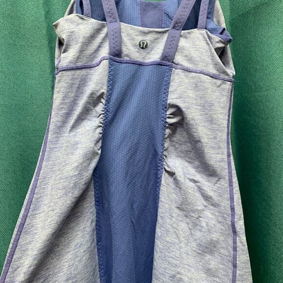 lululemon Active Strength Tank in Purple & White Size 4 - Picture 4 of 8